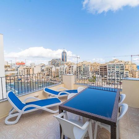 Amazing Views Of Spinola Bay In Heart Of Stjulians-Hosted By Sweetstay San Ġiljan Buitenkant foto
