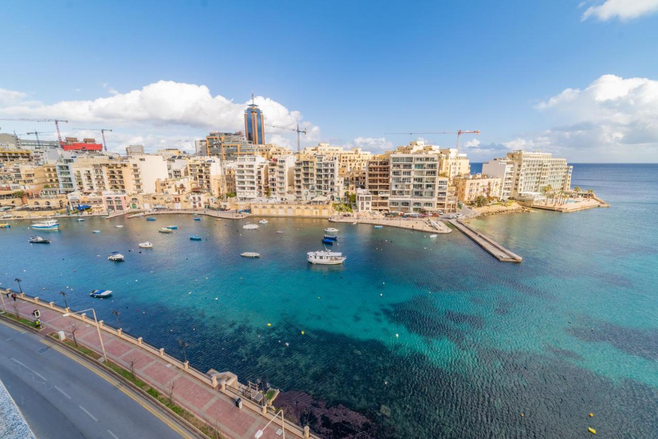Amazing Views Of Spinola Bay In Heart Of Stjulians-Hosted By Sweetstay San Ġiljan Buitenkant foto