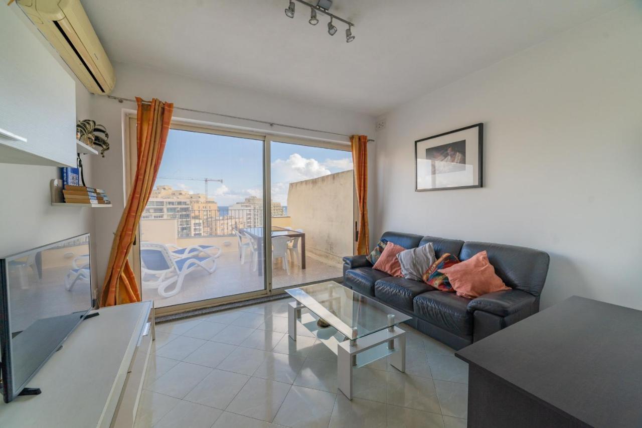 Amazing Views Of Spinola Bay In Heart Of Stjulians-Hosted By Sweetstay San Ġiljan Buitenkant foto