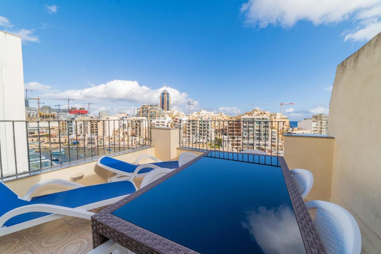 Amazing Views Of Spinola Bay In Heart Of Stjulians-Hosted By Sweetstay San Ġiljan Buitenkant foto