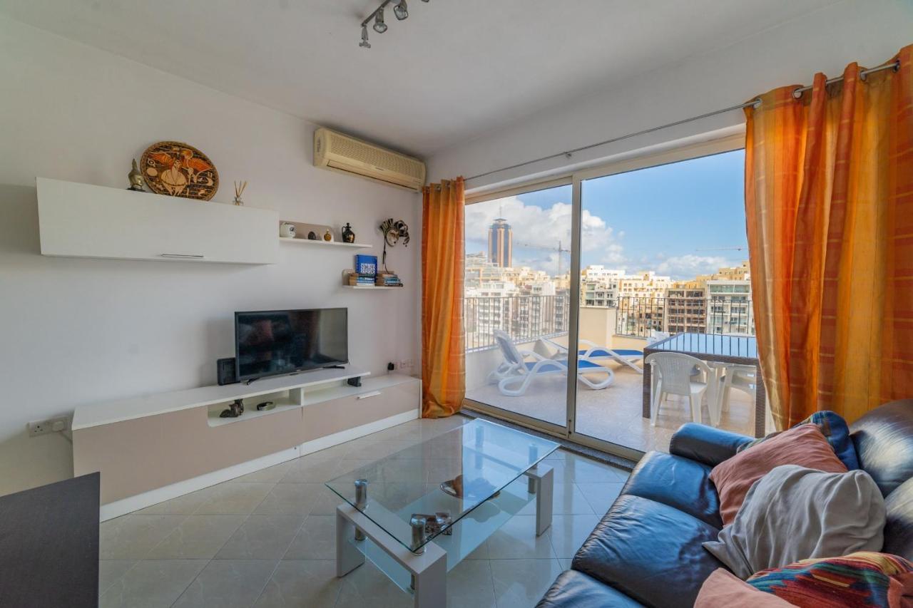 Amazing Views Of Spinola Bay In Heart Of Stjulians-Hosted By Sweetstay San Ġiljan Buitenkant foto