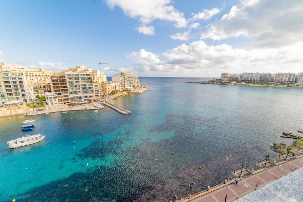 Amazing Views Of Spinola Bay In Heart Of Stjulians-Hosted By Sweetstay San Ġiljan Buitenkant foto